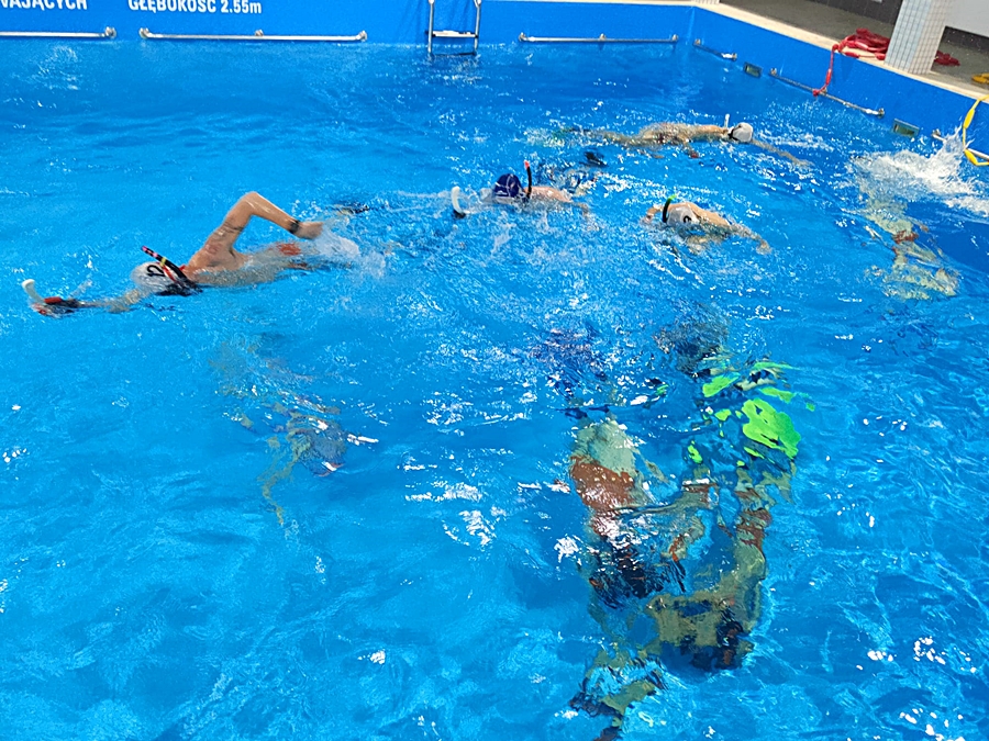 Hokej pod wodą Walenie Siemianowice Śląskie Trening IX 2022